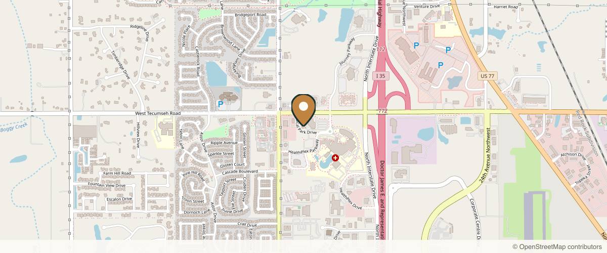 Map showing Implant Surgery Center in Norman, Oklahoma