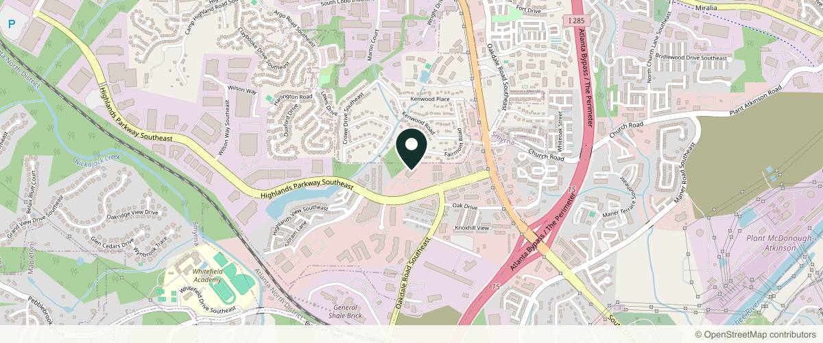 Map showing Innovative Surgical Arts in Atlanta, Georgia