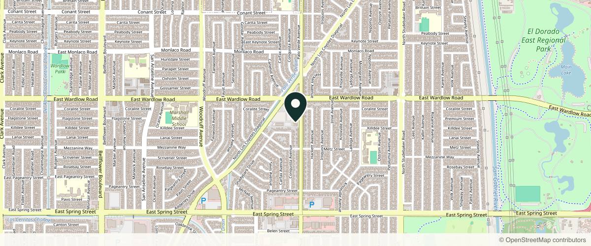 Map showing Integrated Dermatology & Dermatopathology in Long Beach, California