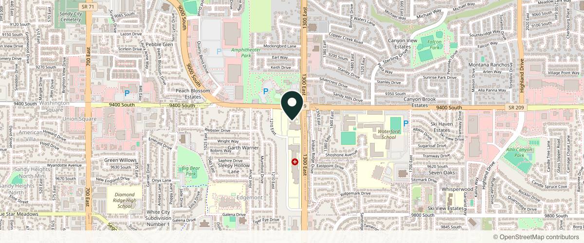 Map showing Intermountain Health Alta View Clinic - Dermatology in Salt Lake City, Utah
