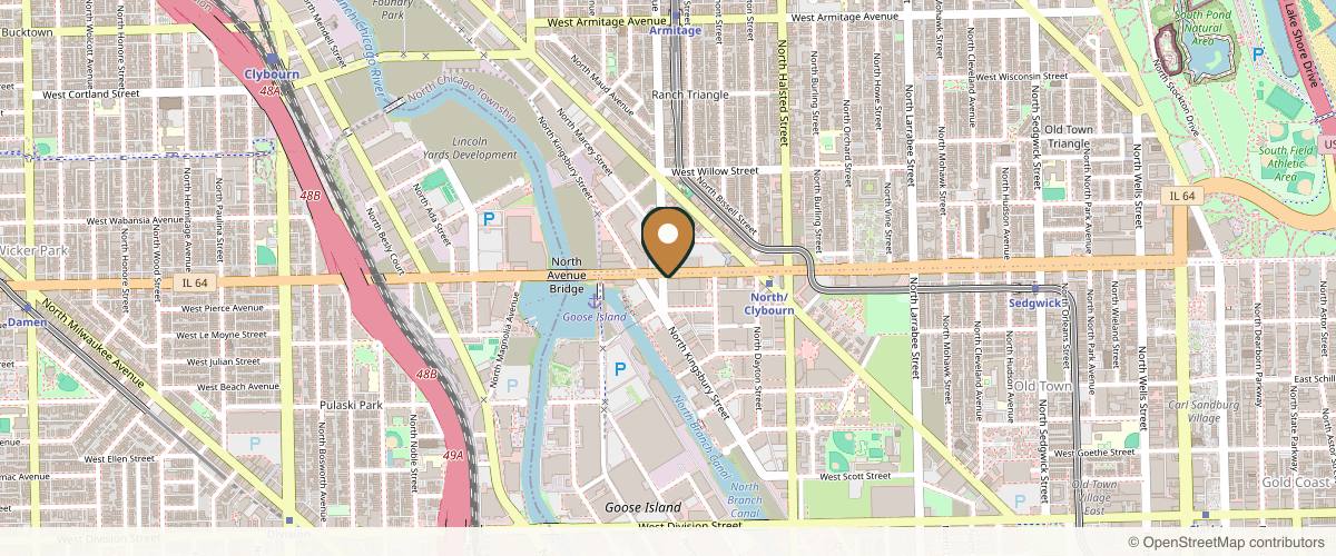 Map showing Iteld Plastic Surgery in Chicago, Illinois