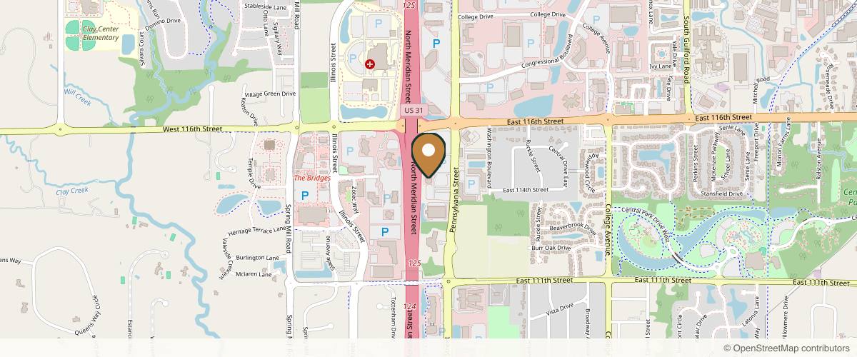 Map showing Janet Turkle MD in Indianapolis, Indiana