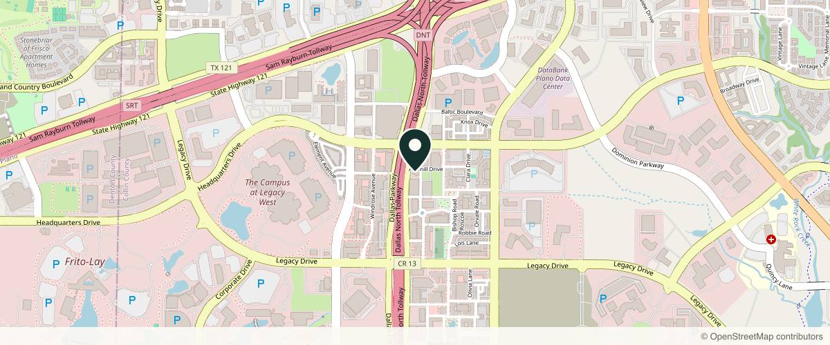 Map showing Jeff Angobaldo, MD in Plano, Texas
