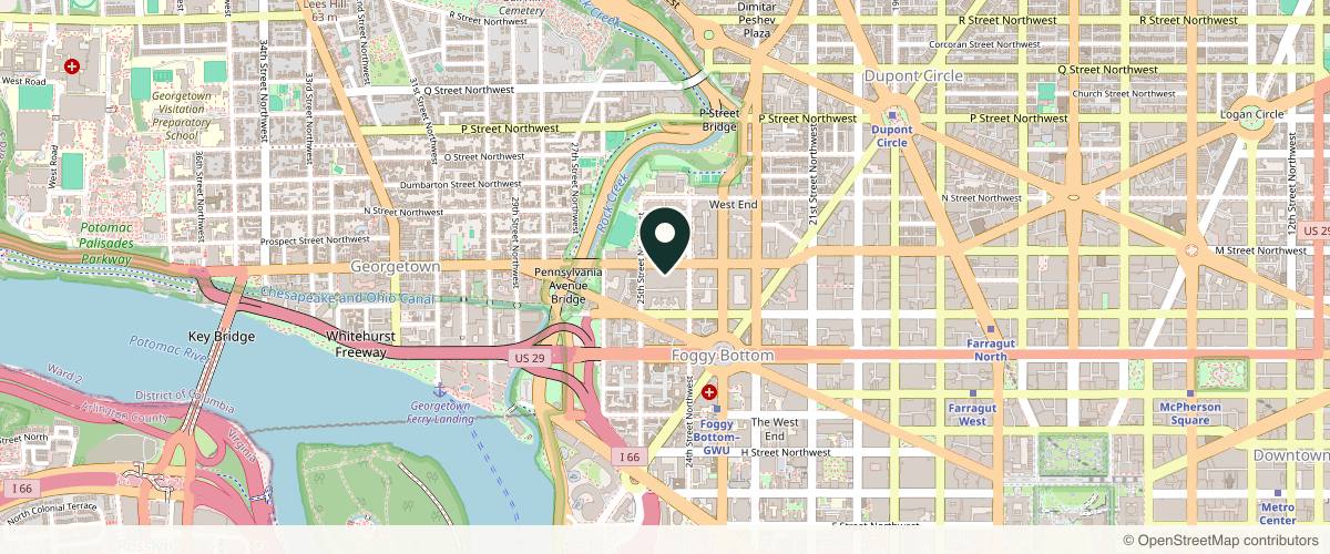 Map showing Jonathan Cabin, MD in Washington, District of Columbia