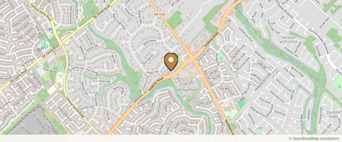 Map showing Jose Barrera, MD Facial Plastic Surgeon in San Antonio, Texas