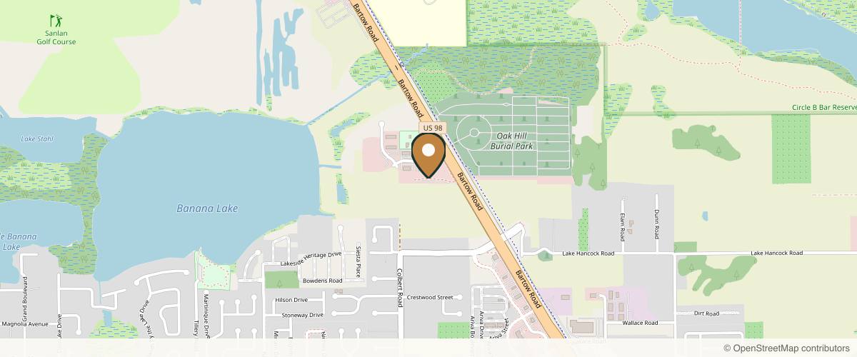 Map showing Joshua D. Linnell, MD in Lakeland, Florida