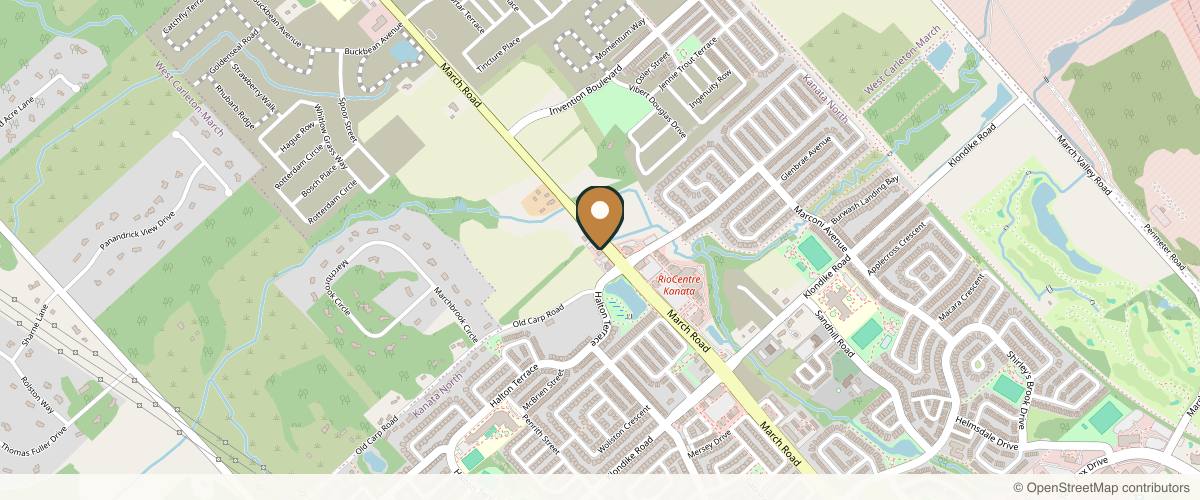 Map showing Kanata Plastic and Cosmetic Surgery in Ottawa, Ontario