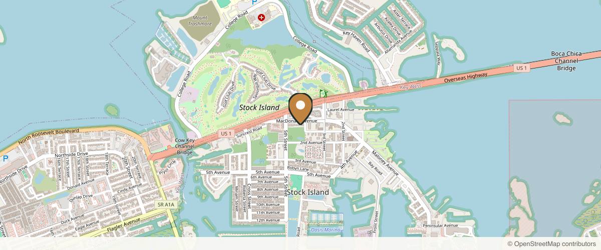 Map showing Keys Med Spa in Key West, Florida
