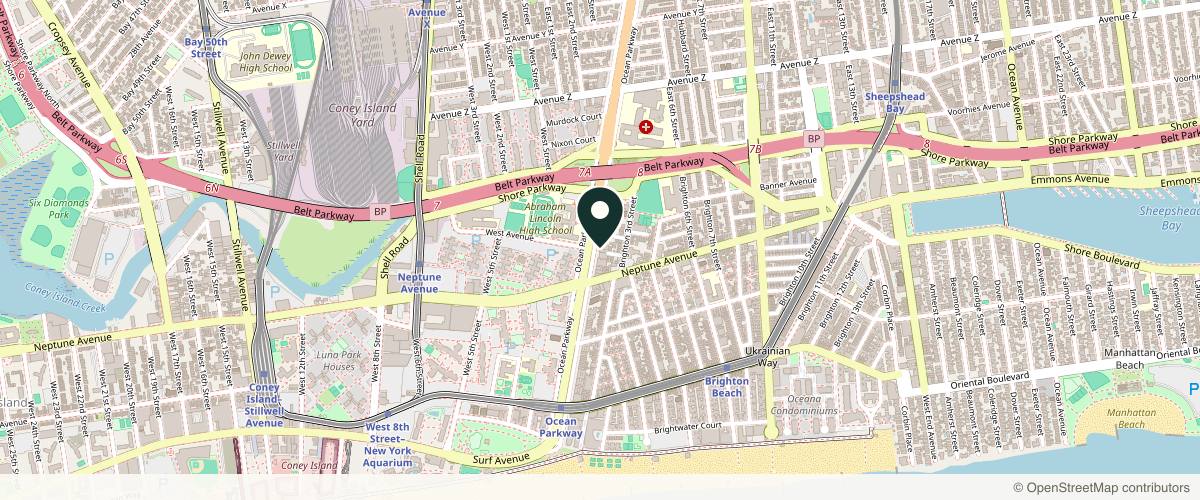 Map showing Khrom Dermatology in Brooklyn, New York