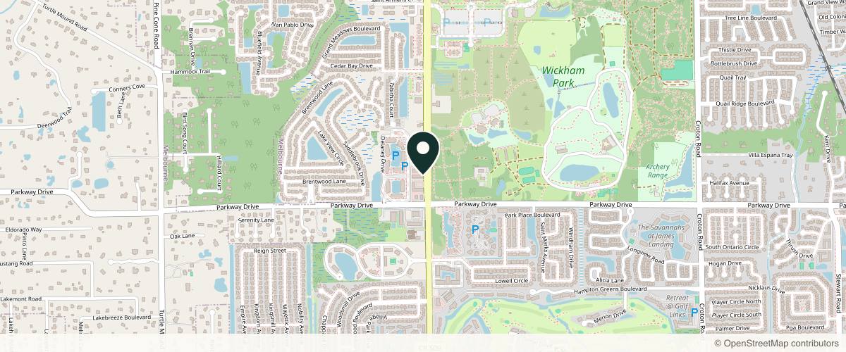 Map showing Knight Dermatology Institute: A Forefront Dermatology Practice in Melbourne, Florida