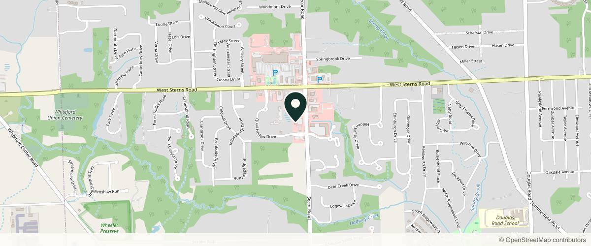 Map showing Kouba Dermatology of Lambertville in Toledo, Ohio