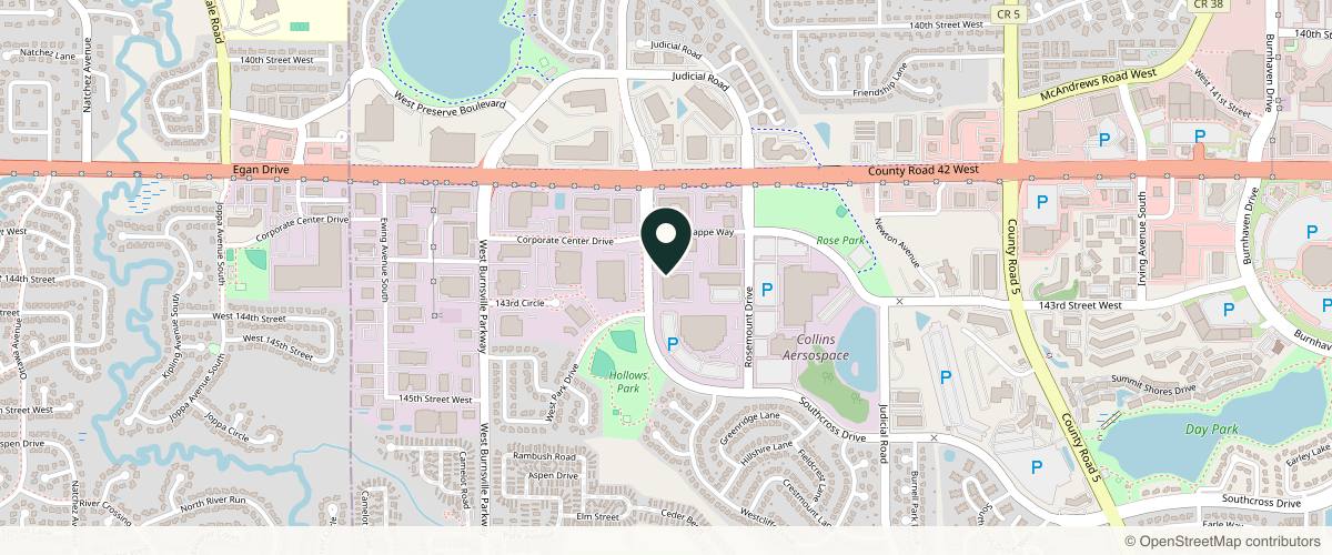 Map showing Lakes Dermatology, P.A. in Minneapolis, Minnesota