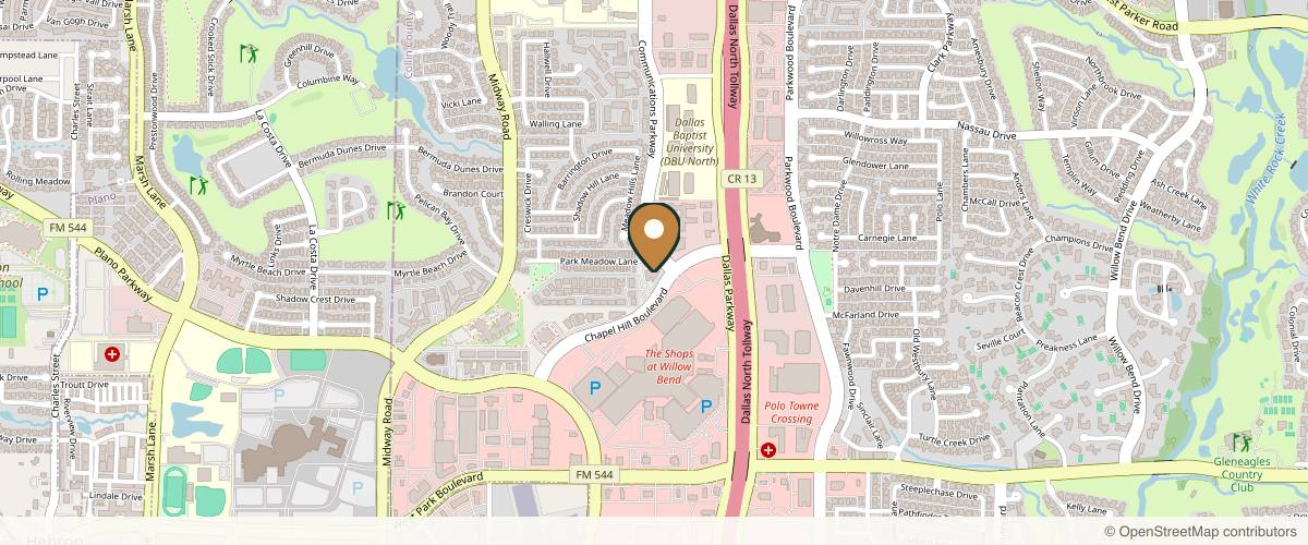 Map showing Lam Facial Plastics - Samuel M. Lam, MD, FACS in Plano, Texas
