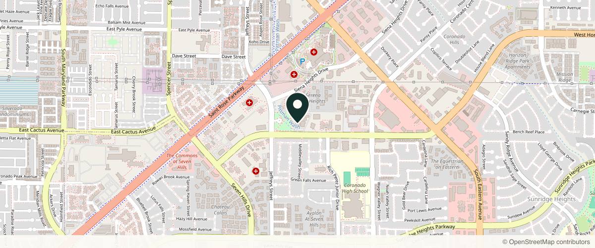 Map showing Las Vegas Body Sculpting in Henderson, Nevada