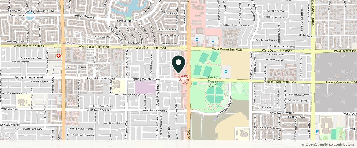 Map showing Las Vegas Integrative Dermatology in Las Vegas, Nevada