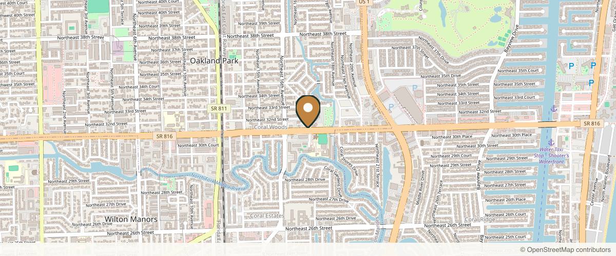Map showing Le Spa Plastic Surgery in Fort Lauderdale, Florida
