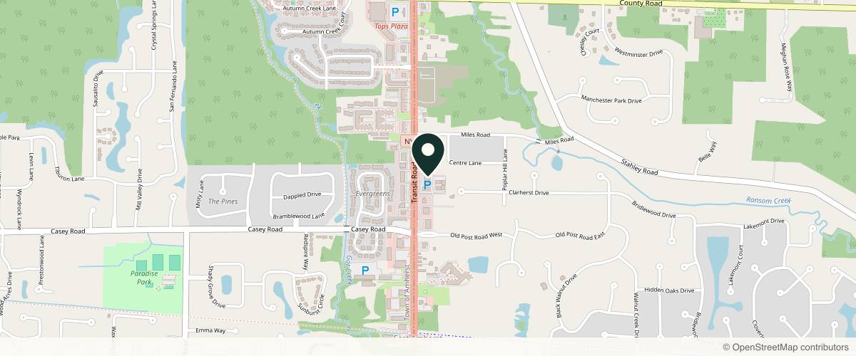 Map showing Lenahan Dermatology in Buffalo, New York