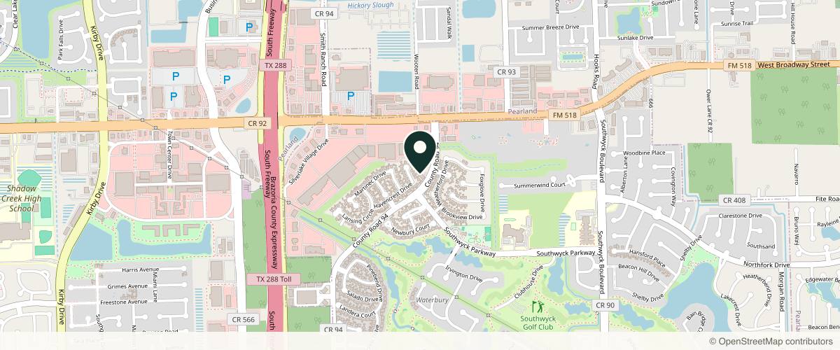 Map showing Leo Lapuerta, MD Plastic Surgery in Pearland, Texas