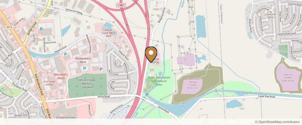 Map showing Leo Urbinelli, M.D., M.A., F.A.A.P in Syracuse, New York