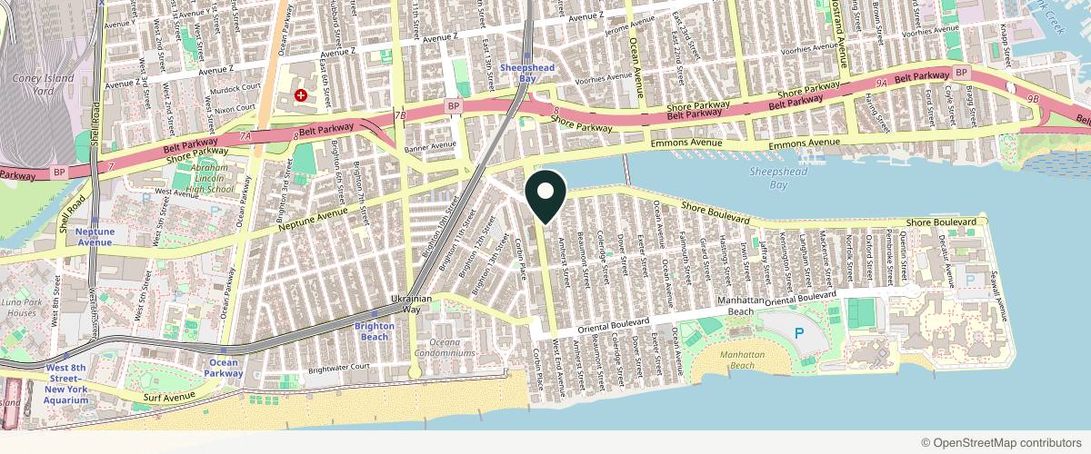 Map showing Levit Dermatology in Brooklyn, New York