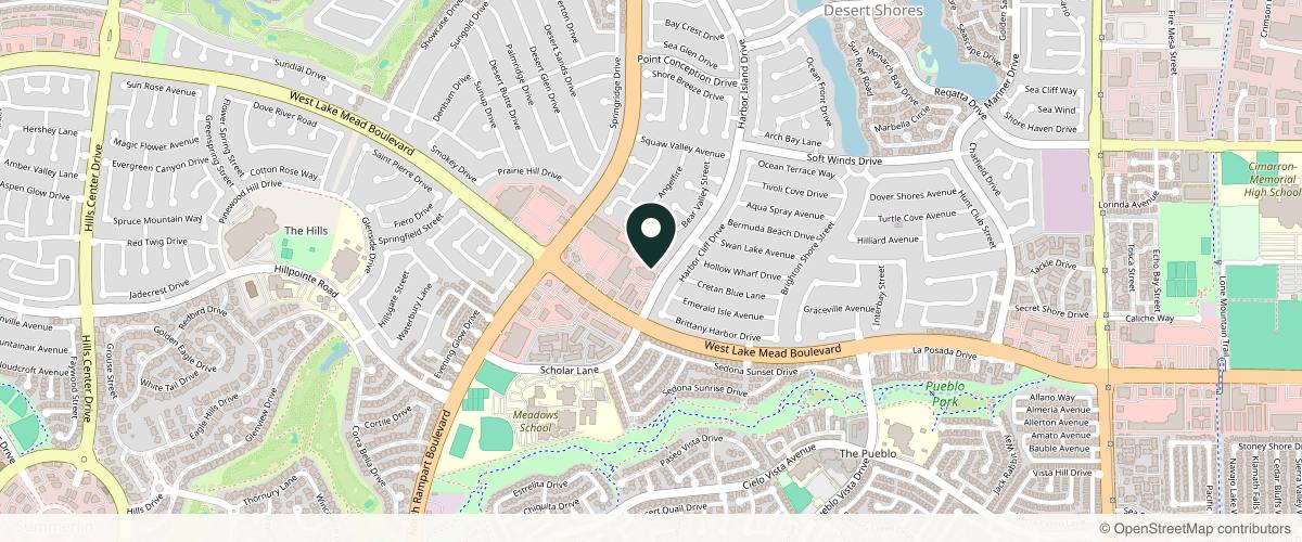 Map showing LipoSculp Vegas in Las Vegas, Nevada