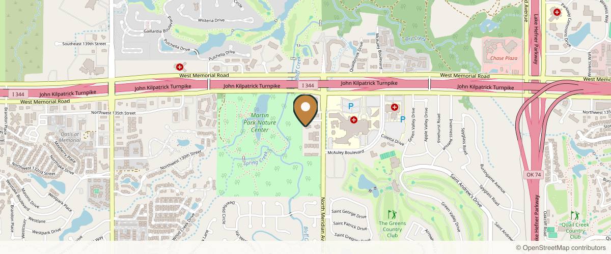 Map showing Lisa D Taylor, MD Plastic Surgery in Oklahoma City, Oklahoma
