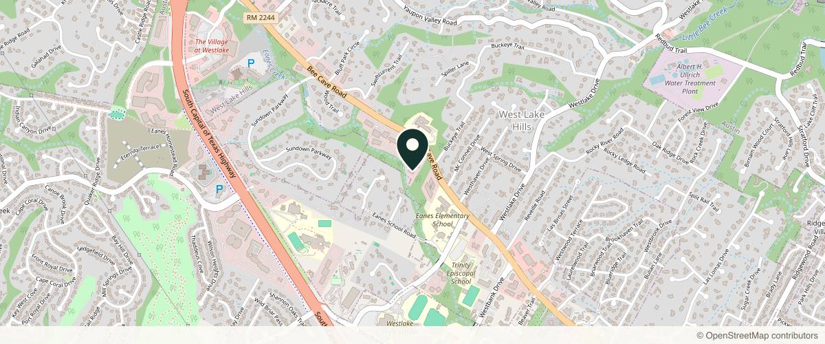 Map showing Louis William Apostolakis M.D. in Austin, Texas