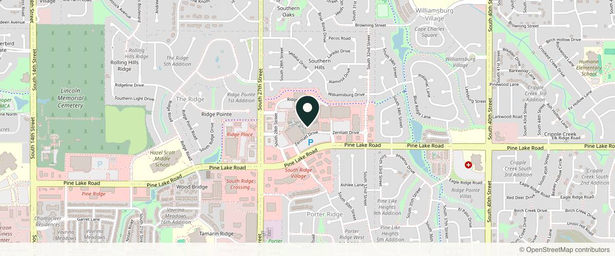 Map showing Love Aesthetics in Lincoln, Nebraska
