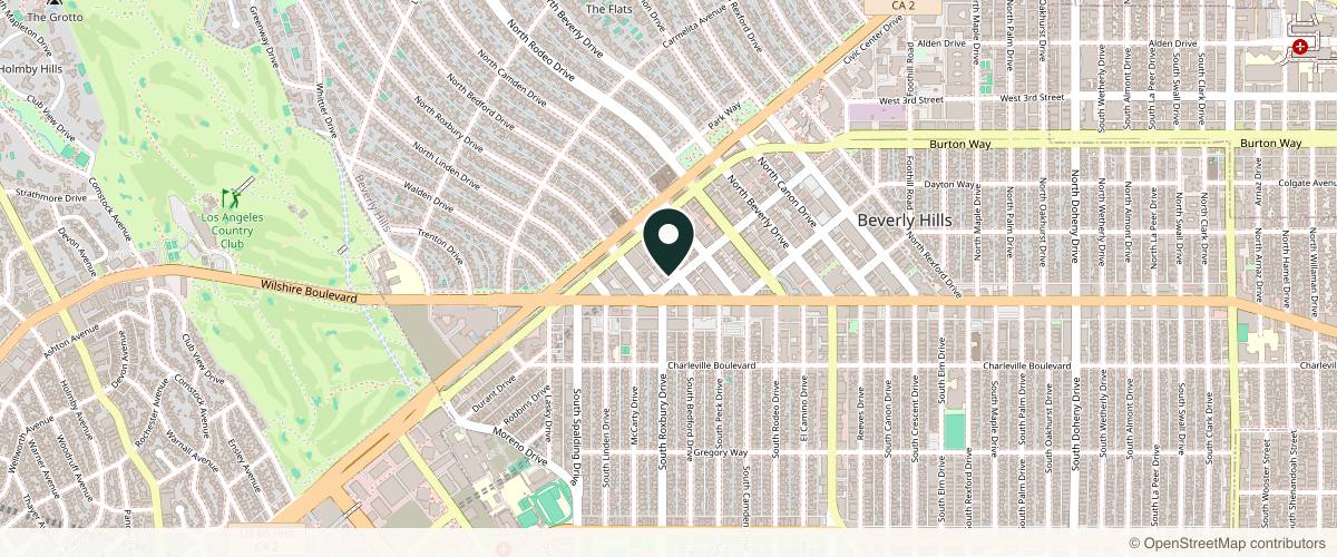 Map showing Luftman MD | Schweiger Dermatology Group in Beverly Hills, California