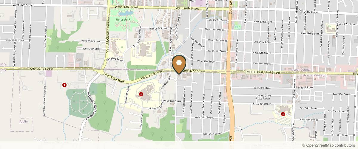 Map showing Maningas Cosmetic Surgery: Dr. Talon Maningas in Fayetteville, Arkansas