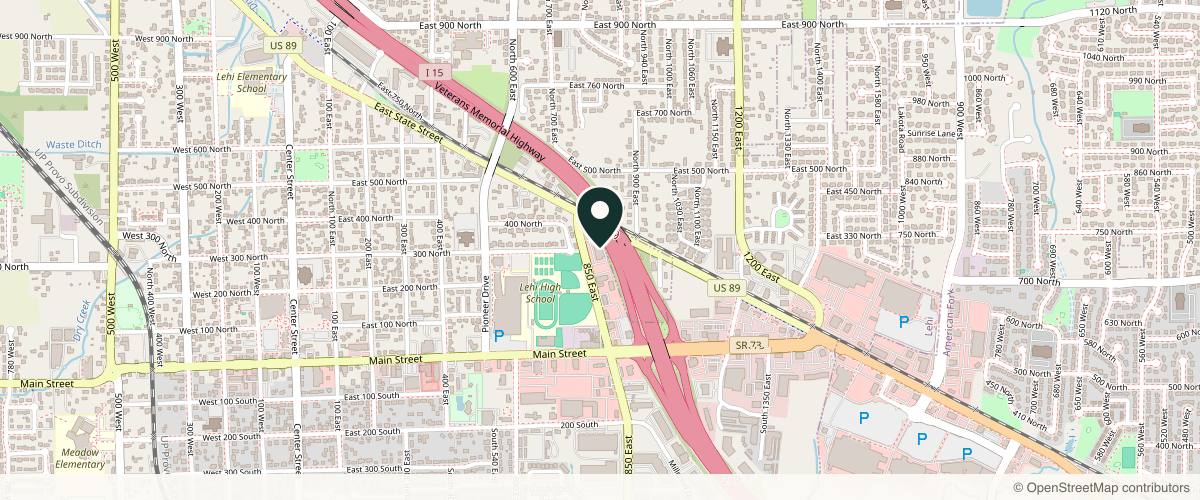 Map showing Marion Plastic Surgery & Medical Spa in Provo, Utah