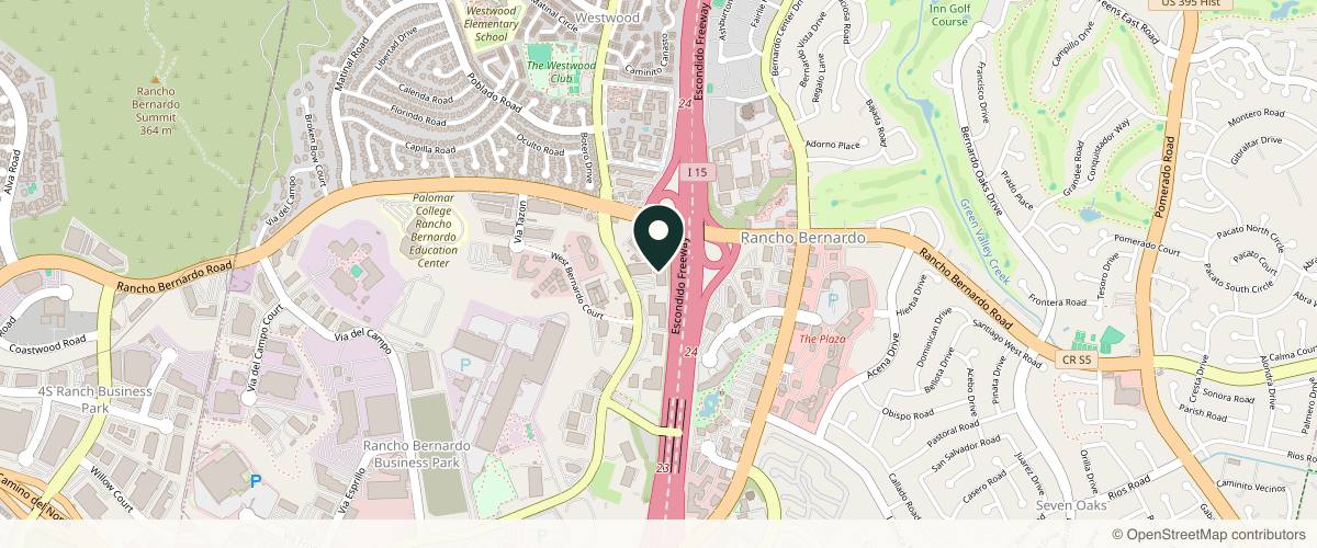 Map showing Mark W. Sornson, MD - Sharp Rees-Stealy Rancho Bernardo in San Diego, California