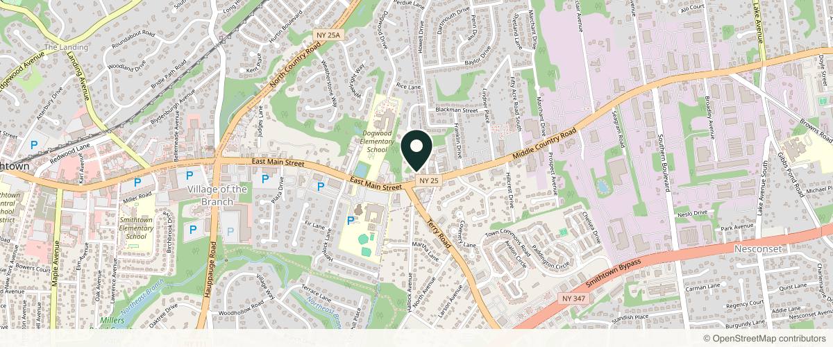Map showing MDCS Dermatology: Medical Dermatology and Cosmetic Surgery in Long Island, New York