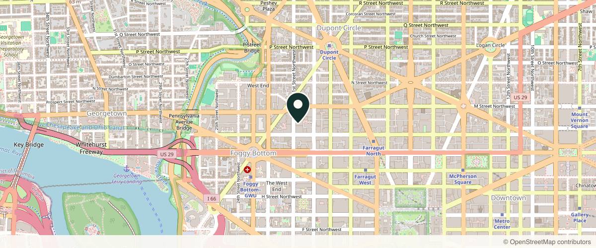 Map showing MedStar Health Dermatology at Lafayette Centre in Washington, District of Columbia