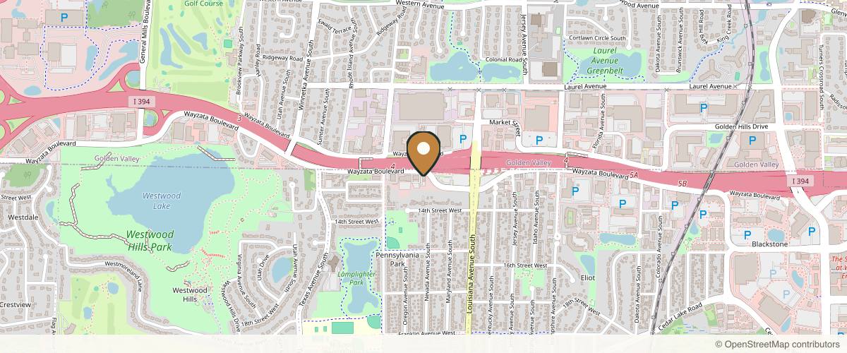 Map showing Mesna Plastic Surgery & Aesthetic Center in Minneapolis, Minnesota