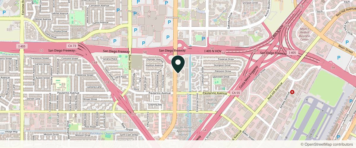 Map showing Metropolis Dermatology | Costa Mesa in Irvine, California