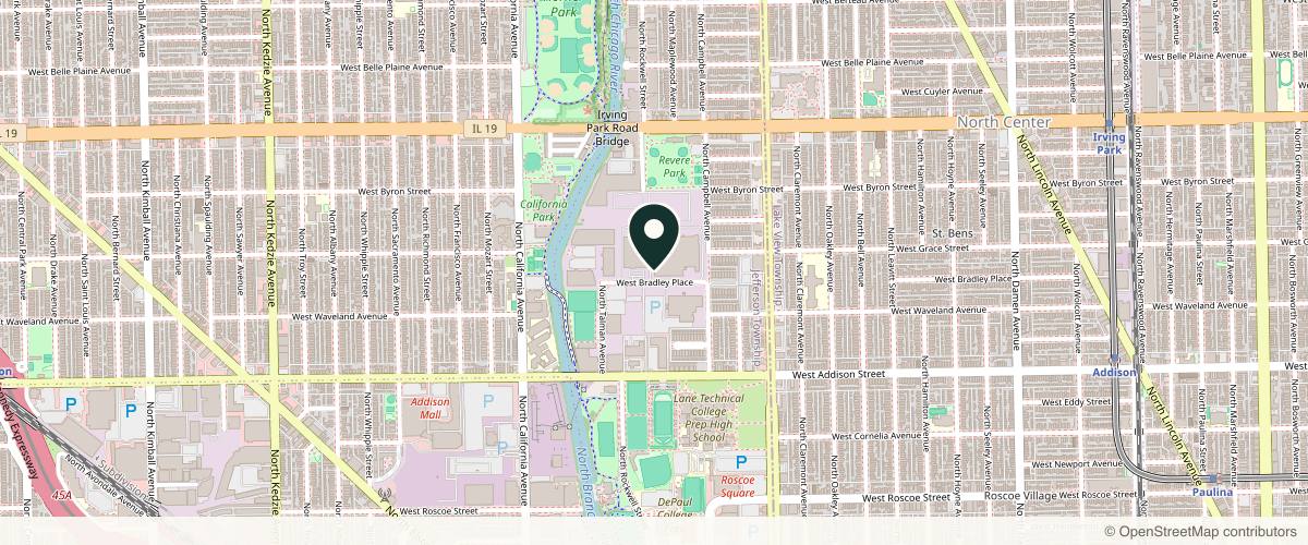 Map showing Mia Aesthetics in Chicago, Illinois