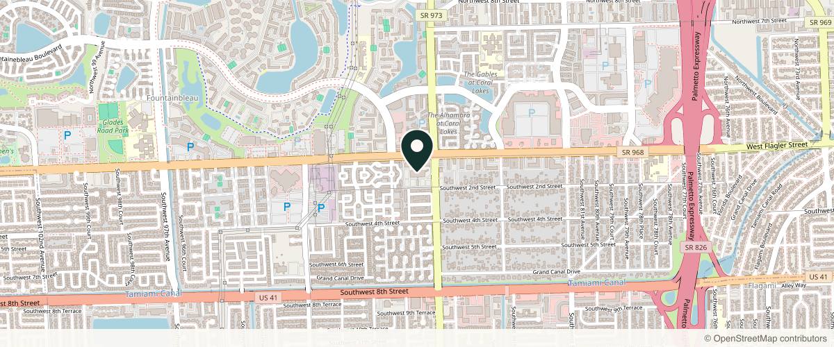 Map showing Miami Dermatology & Skin Care: Carlos Ricotti, MD in Miami, Florida