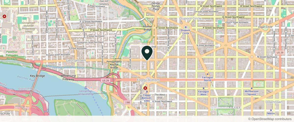 Map showing Michael Olding, MD, FACS in Washington, District of Columbia