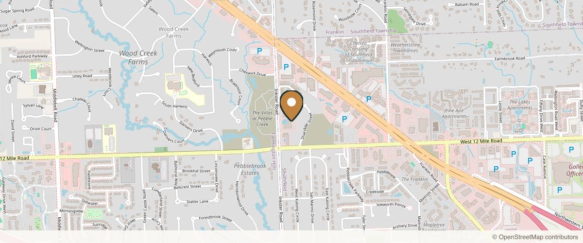 Map showing Michigan Cosmetic Surgery: Mariam Awada MD FACS in Detroit, Michigan