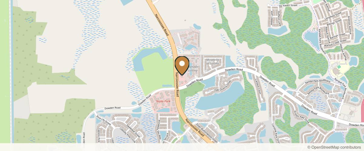 Map showing Miller Plastic Surgery in Kissimmee, Florida