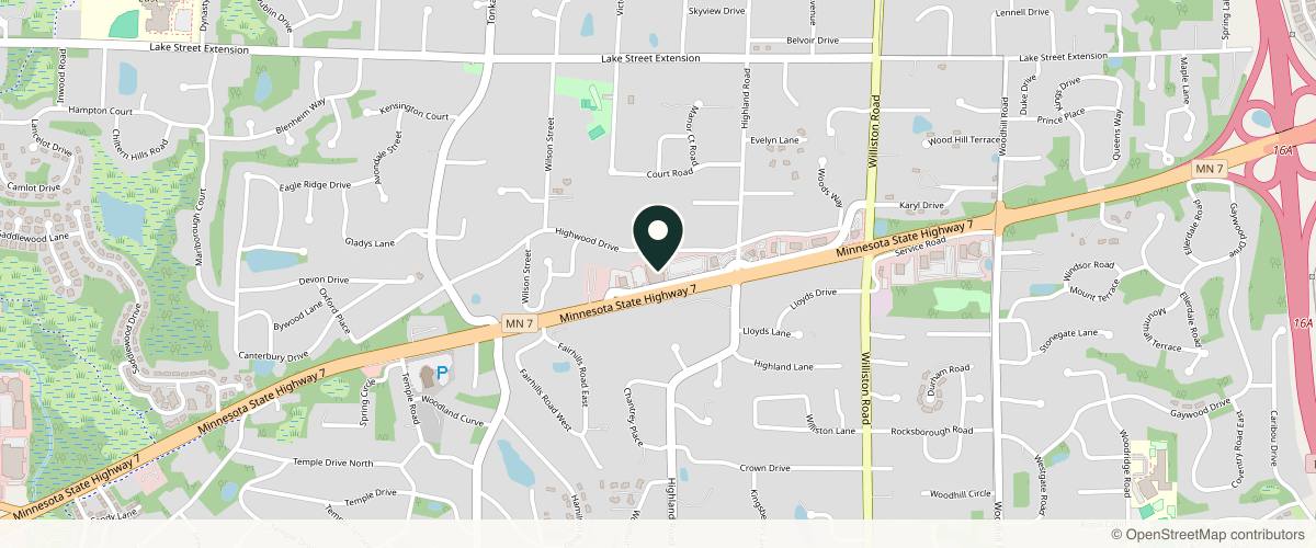 Map showing MN Plastic Surgery - Arif Chaudhry, MD in Edina, Minnesota