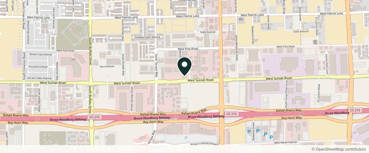 Map showing Myint Oculo Facial Plastic Surgery in Las Vegas, Nevada