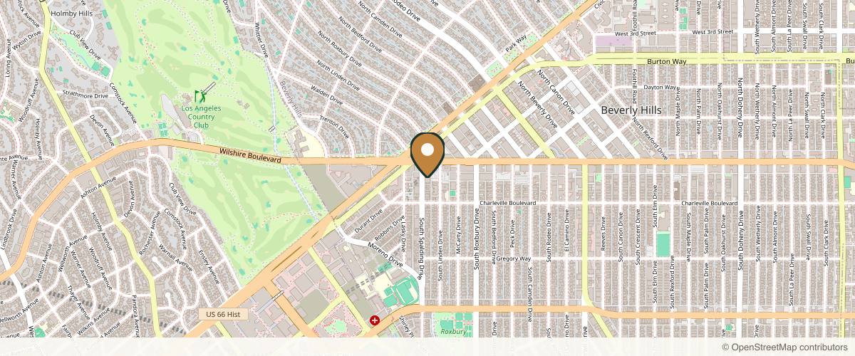 Map showing NassifMD Plastic Surgery | Dr. Paul Nassif in Los Angeles, California