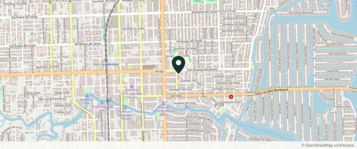 Map showing Natura Dermatology & Cosmetics | Fort Lauderdale Dermatology in Fort Lauderdale, Florida