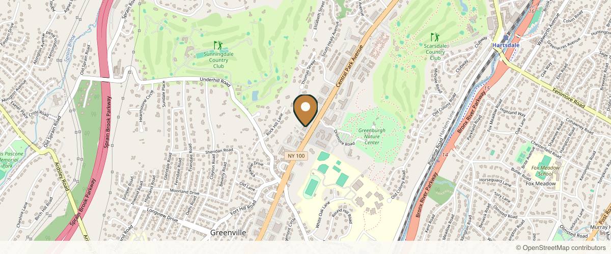 Map showing Neal D. Goldberg, MD, FACS in White Plains, New York