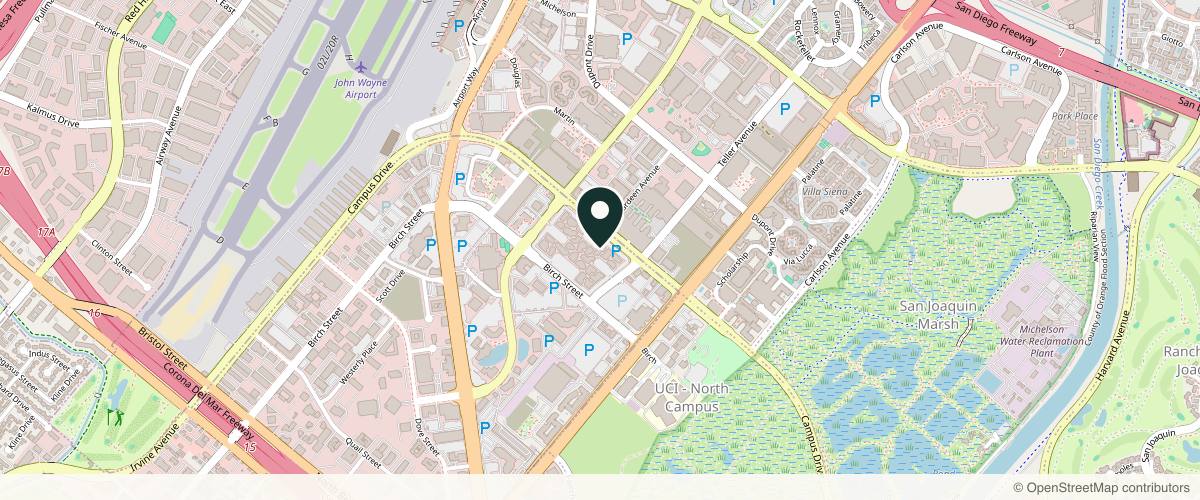 Map showing New Wave Dermatology and Laser in Newport Beach, California