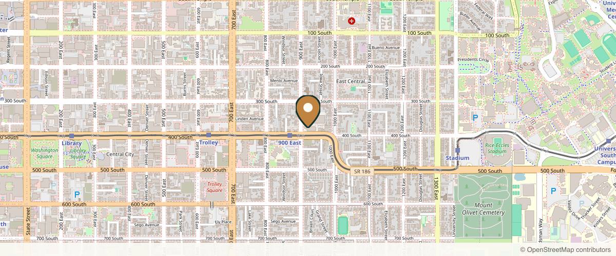 Map showing Nicholas Kim, MD in Salt Lake City, Utah
