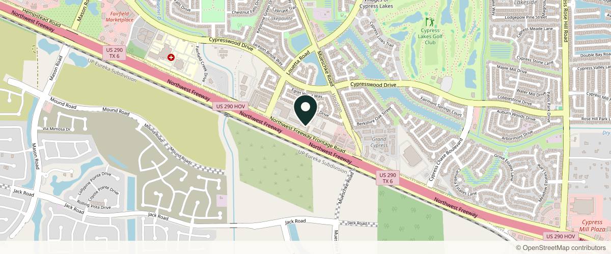 Map showing Nikko Dermatology - Cypress Dermatology in Katy, Texas