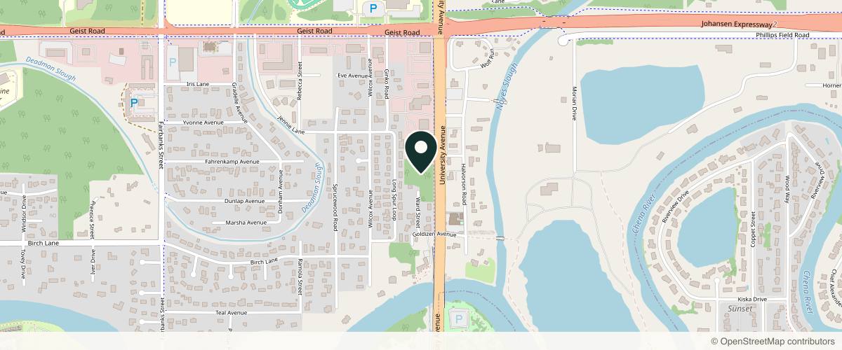 Map showing North Star Plastic Surgery, LLC in Anchorage, Alaska